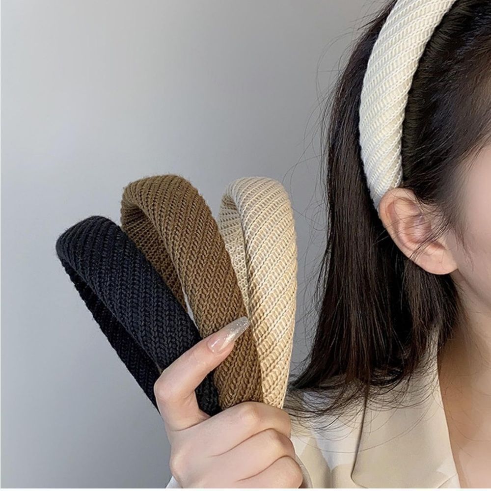 4pc Headband Set Neutral  - Picture 4 of 4